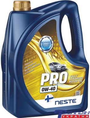 Олива моторна Neste Pro 0W40 API SN/CF синтетична, 4л