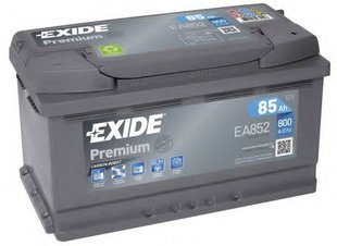 Автомобільний акумулятор EXIDE 6СТ-85 АзЕ PREMIUM EA852