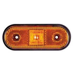 Фонарь габаритный желтый LED с кронштейном