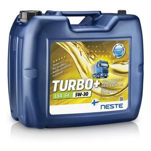 Масло моторное Neste Turbo+LSA S4 5W30 API CK-4 E6, Е9, синтетическое 20л