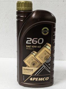 Масло моторное PEMCO 10W-40 (API SN/CH-4, ACEA A3/B4), 1л