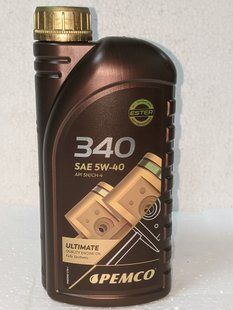 Масло моторное PEMCO 5W-40 (API SN/CH-4, ACEA A3/B4), 1л